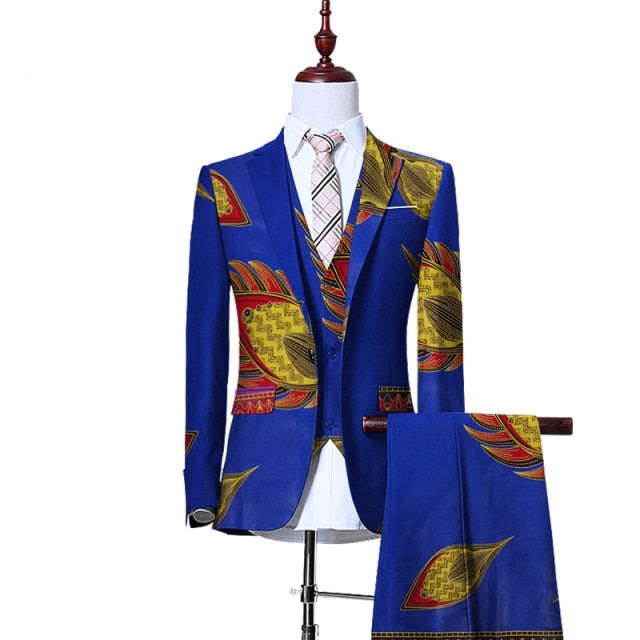 Classic and Timeless Traditional Blazers for Men - Elevate Your Style with African-Inspired Fashion - Flexi Africa - Flexi Africa offers Free Delivery Worldwide - Vibrant African traditional clothing showcasing bold prints and intricate designs
