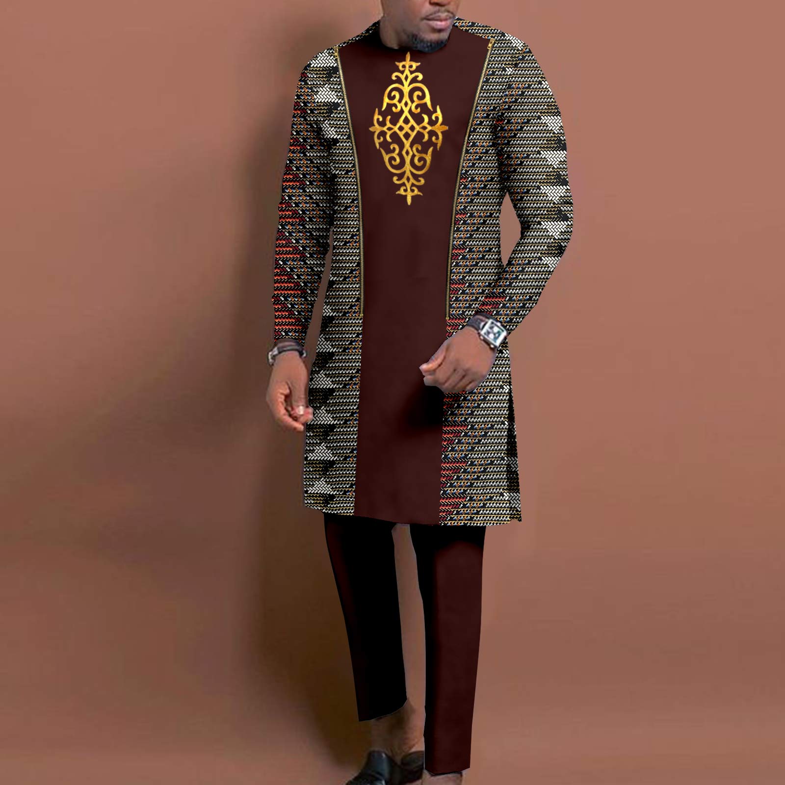 Bazin Riche African Traditional Clothing - Vibrant and Elegant Styles for Men and Women - Flexi Africa - Flexi Africa offers Free Delivery Worldwide - Vibrant African traditional clothing showcasing bold prints and intricate designs